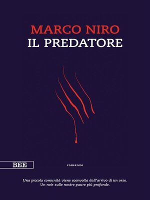 cover image of Il predatore